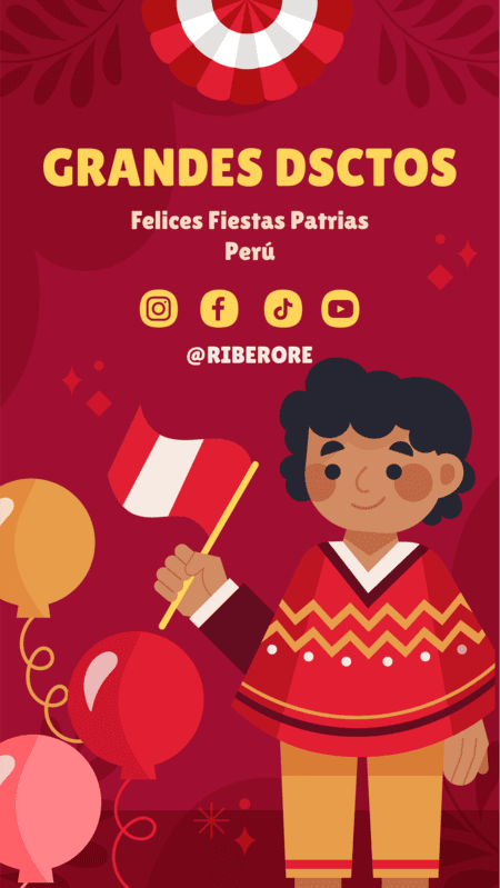 Oferta fiestas patrias Riber Oré