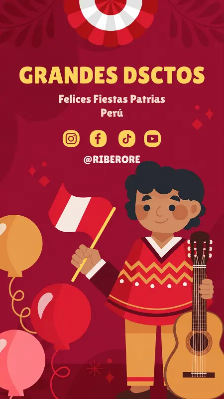 Oferta fiestas patrias Riber Oré