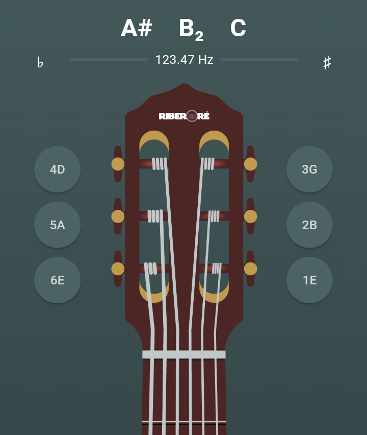 Afinador de Guitarra Andina